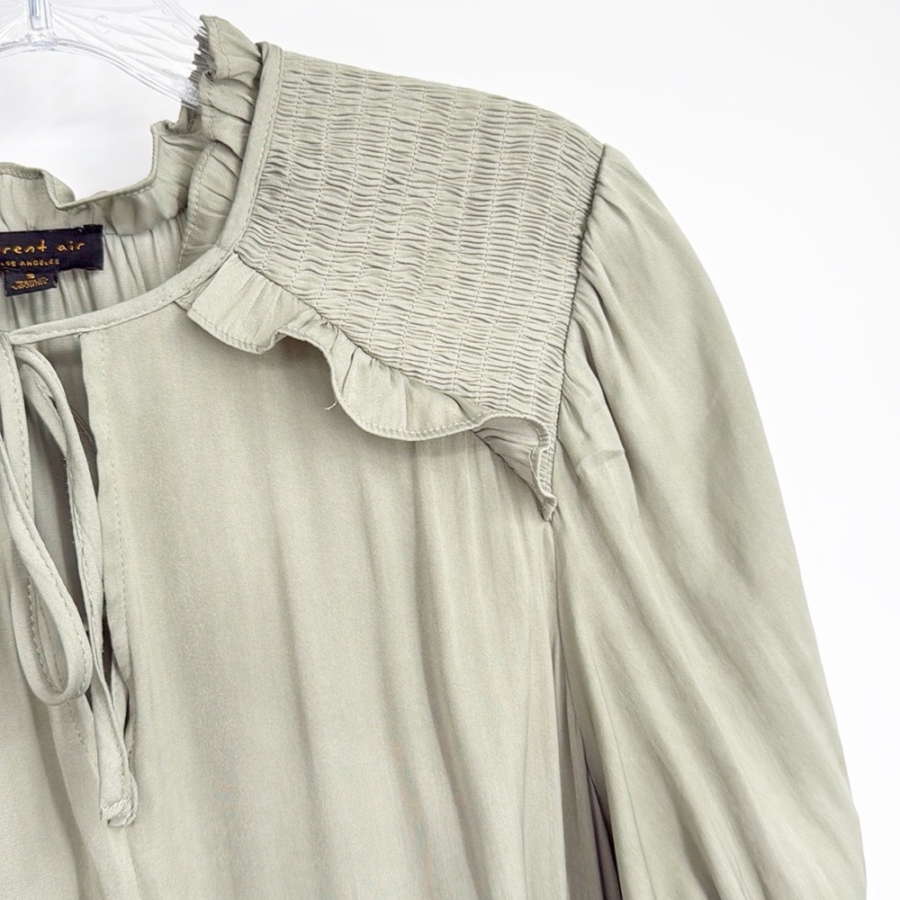 Anthropologie Current Air Sage Green Midi Dress - Picture 3 of 13